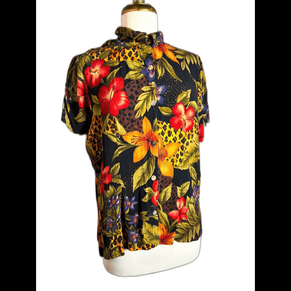 Vintage Blouse Size S/M 90’s Cottagecore Dark Academia Top